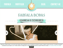 Tablet Screenshot of farfalabodas.com